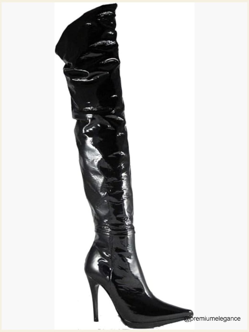 Genuine Italian Leather Over The Knee High Heel Dressy Boots